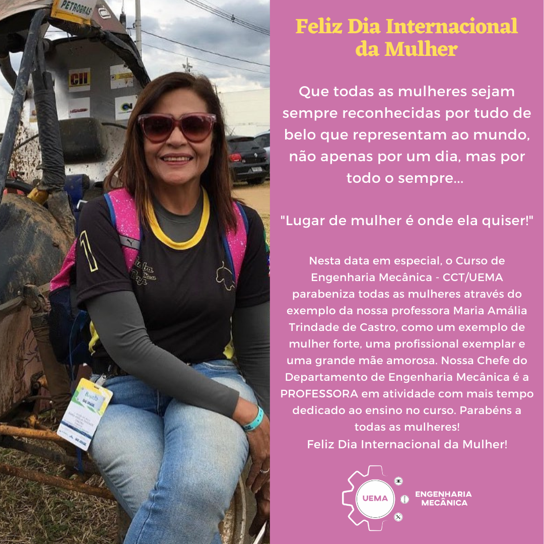 Feliz Dia Internacional da Mulher