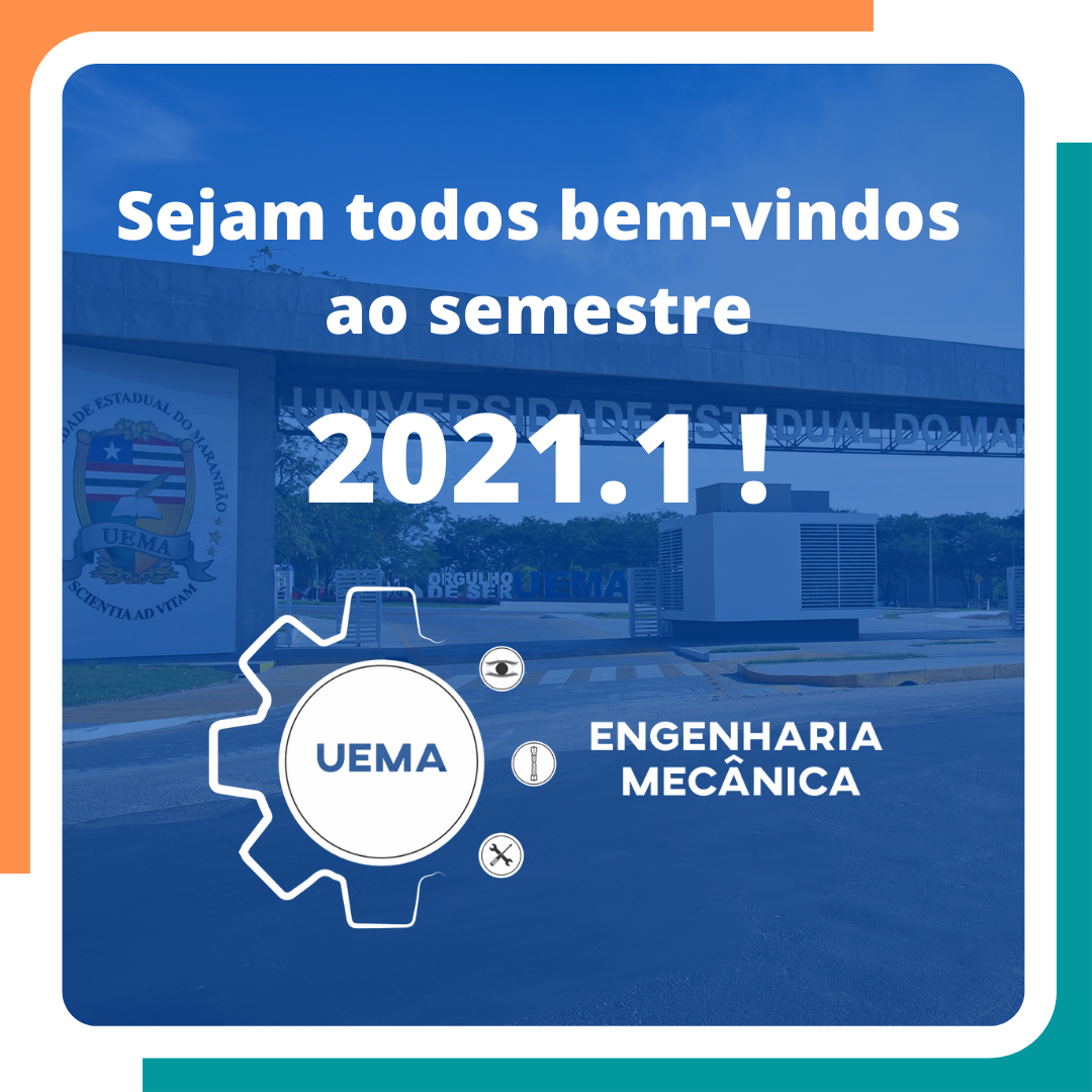 Início do semestre 2021.1 e compartilhamento do Calendário Acadêmico 2021