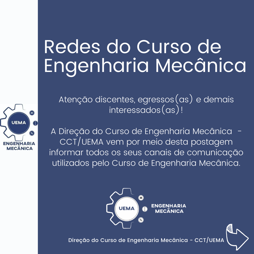 Redes do Curso de Engenharia Mecânica