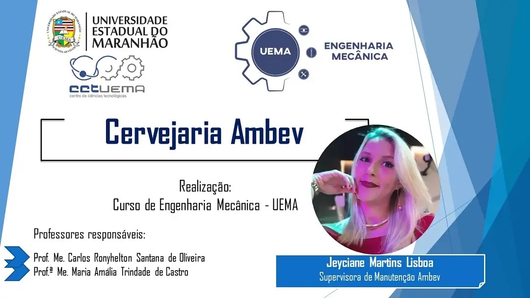 Quarta palestra do canal do curso: Cervejaria Ambev