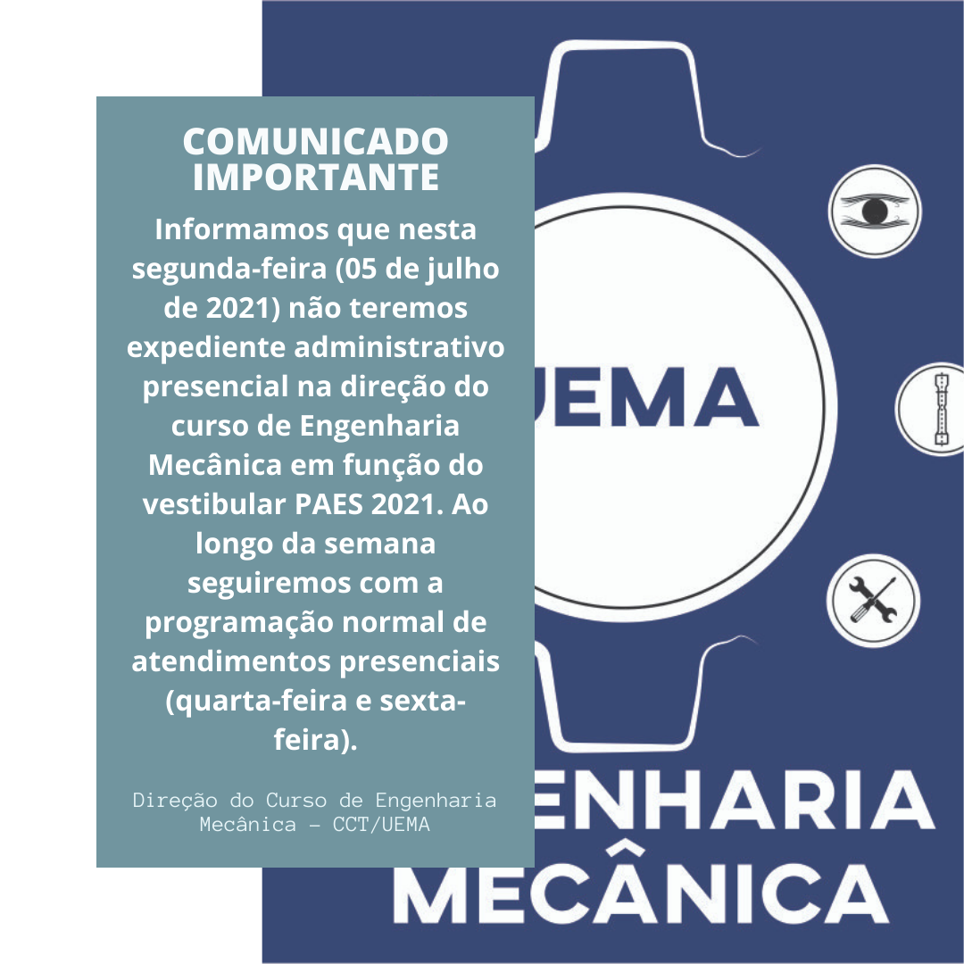 COMUNICADO IMPORTANTE
