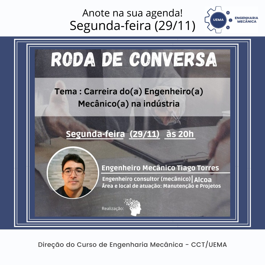 Roda de Conversa: Carreira do(a) Engenheiro(a)/Agora Engenharia Jr.
