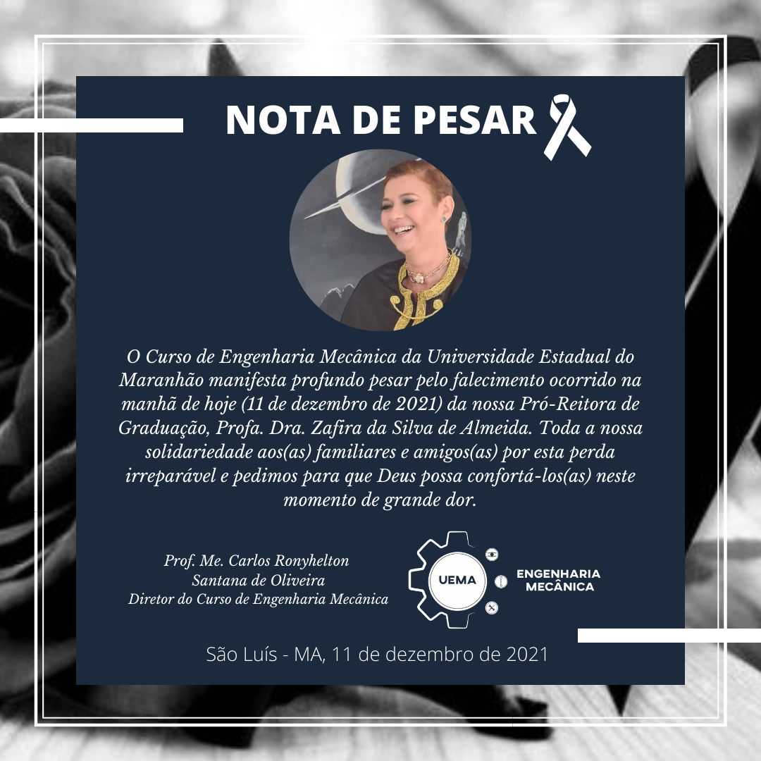 Nota de pesar – Profa. Dra. ZAFIRA DA SILVA DE ALMEIDA