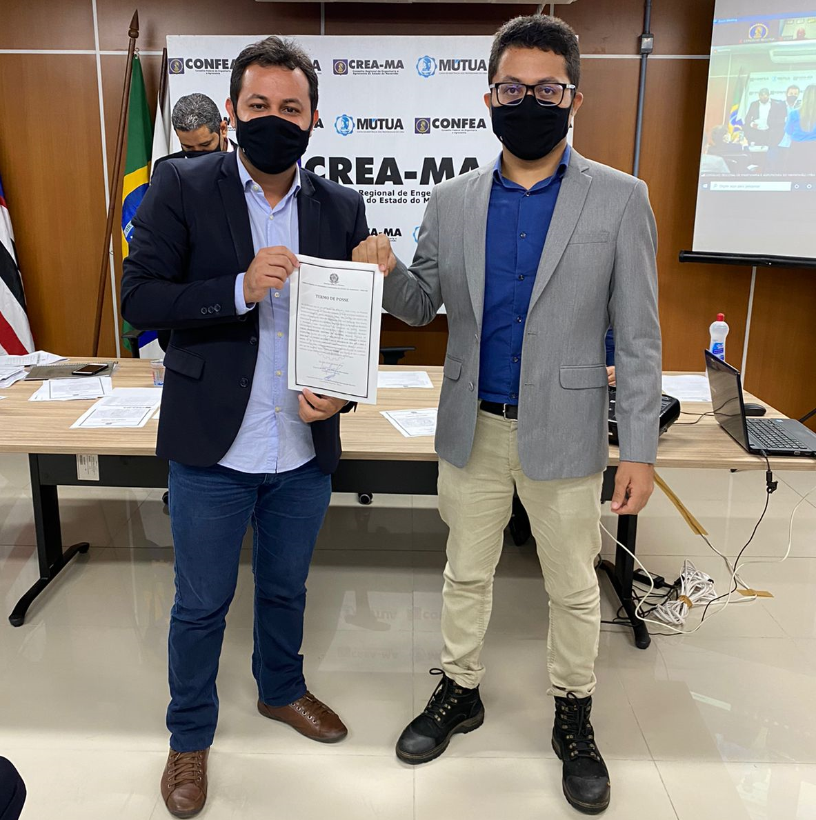 Diretor do Curso de Engenharia Mecânica tomou posse no CREA-MA na qualidade de Conselheiro Regional Titular da Modalidade Mecânica e Metalúrgica como representante Institucional da UEMA