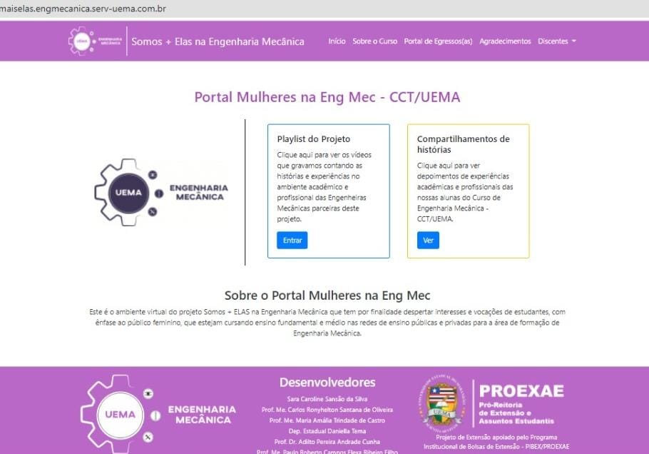 Convite para as nossas alunas e egressas