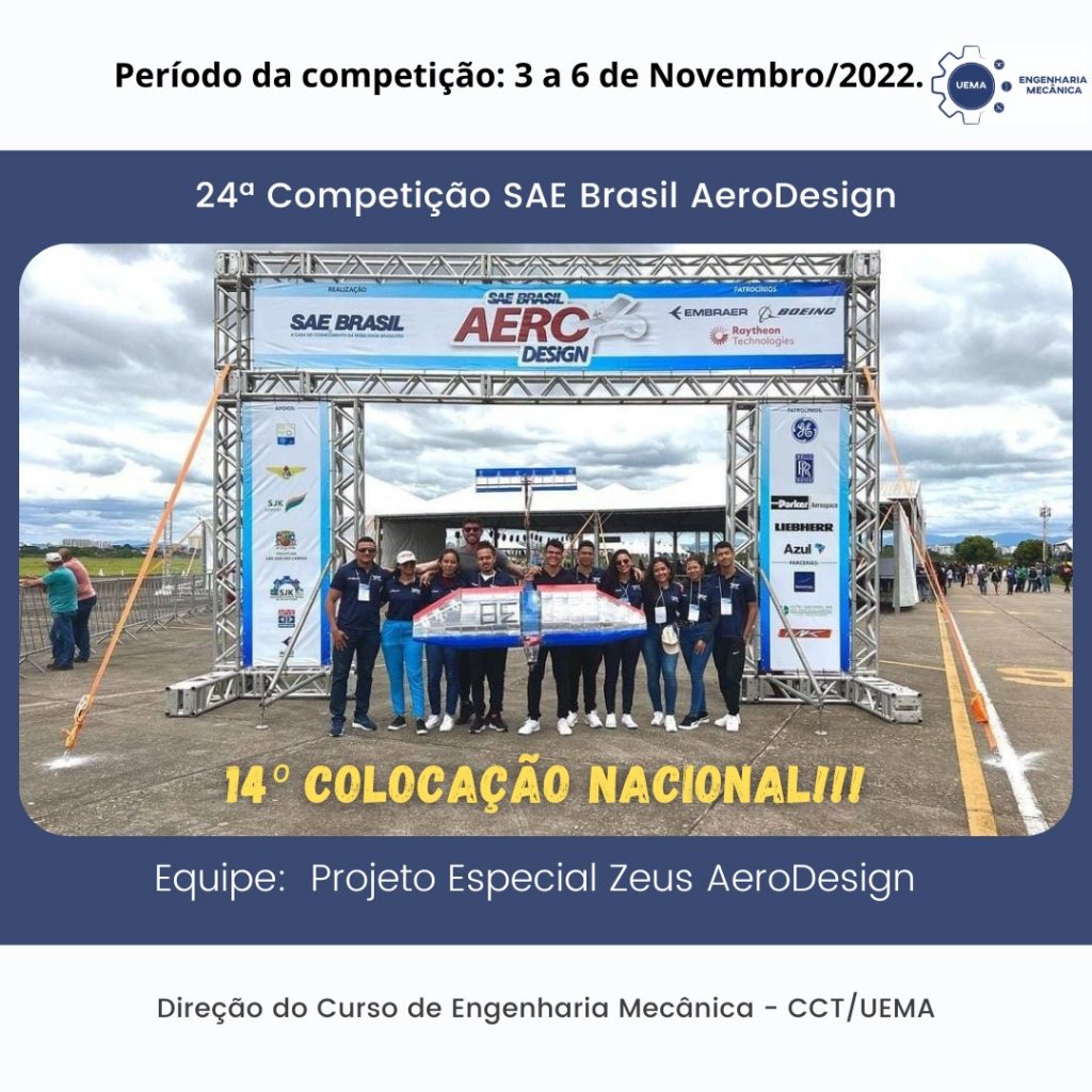 Engenharia Mecânica | Competição Projeto Especial: Zeus AeroDesign.