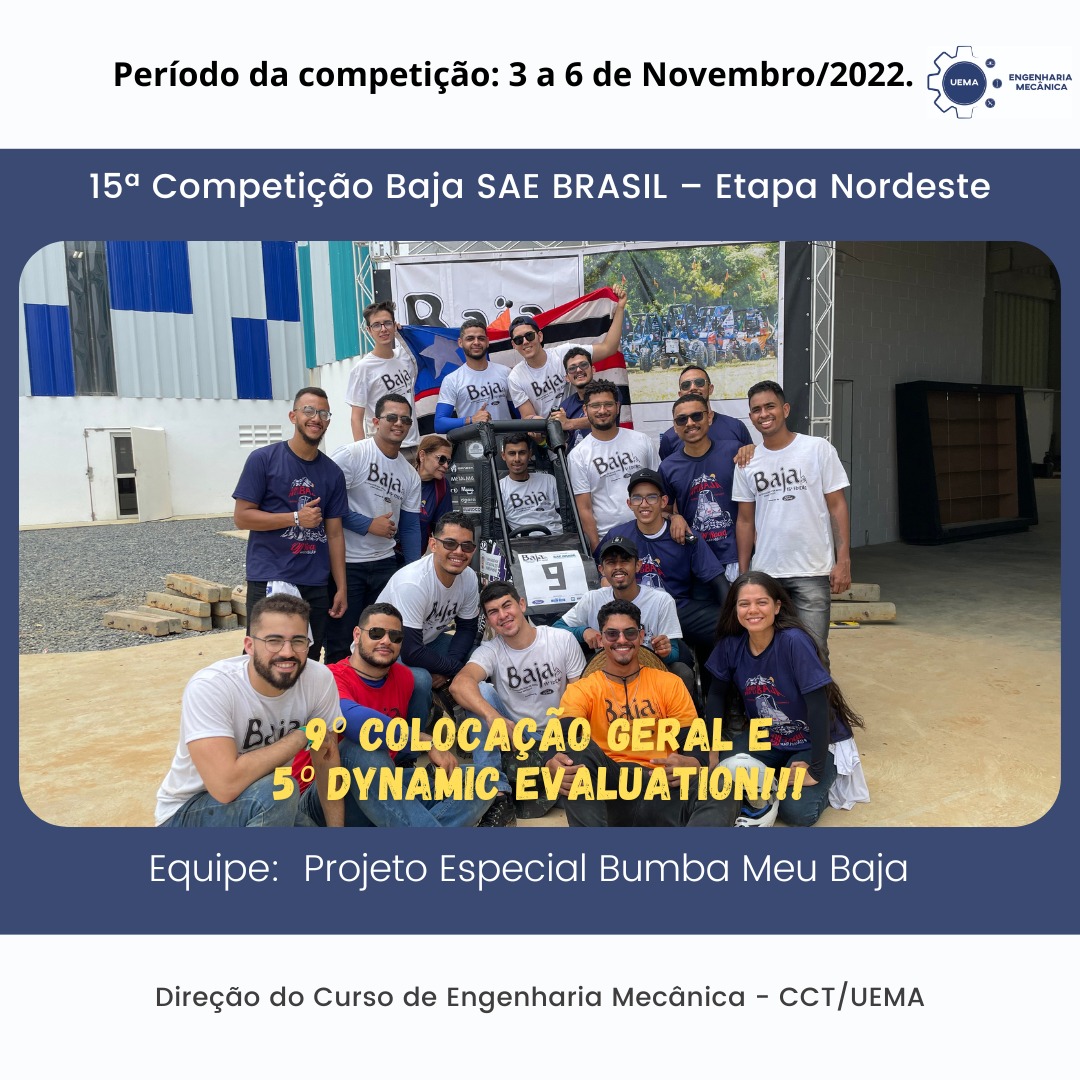Competição Projeto Especial: Bumba Meu Baja.