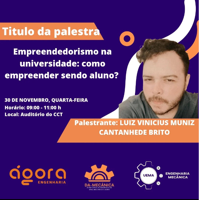 Palestra: Empreendedorismo na Universidade.