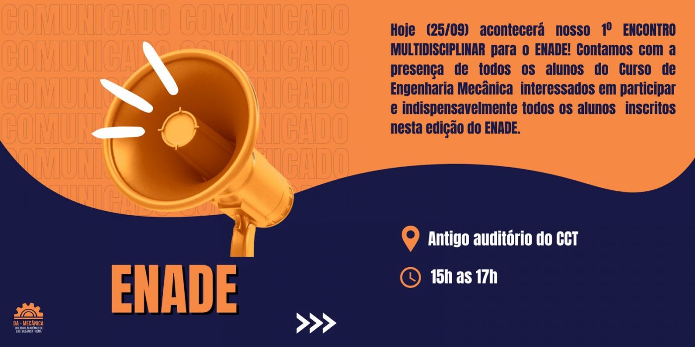 1º Encontro Multidisciplinar para o ENADE 2023