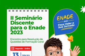 Convite para discentes enadianos(as): 2º Encontro para resolução de Questões de Formação Geral