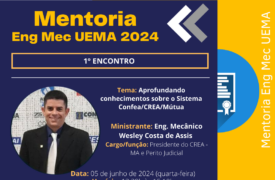 Em comemoração ao dia do(a) Engenheiro(a) Mecânico(a) teremos, nesta data, a volta do Programa Mentoria EngMec!