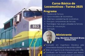Inscrições para o Curso Básico de Locomotivas- Turma 2025.