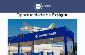 Oportunidade de estágio na Embraer para estudantes de todo o Brasil