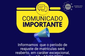 Reabertura Excepcional para Reajuste de Matrículas